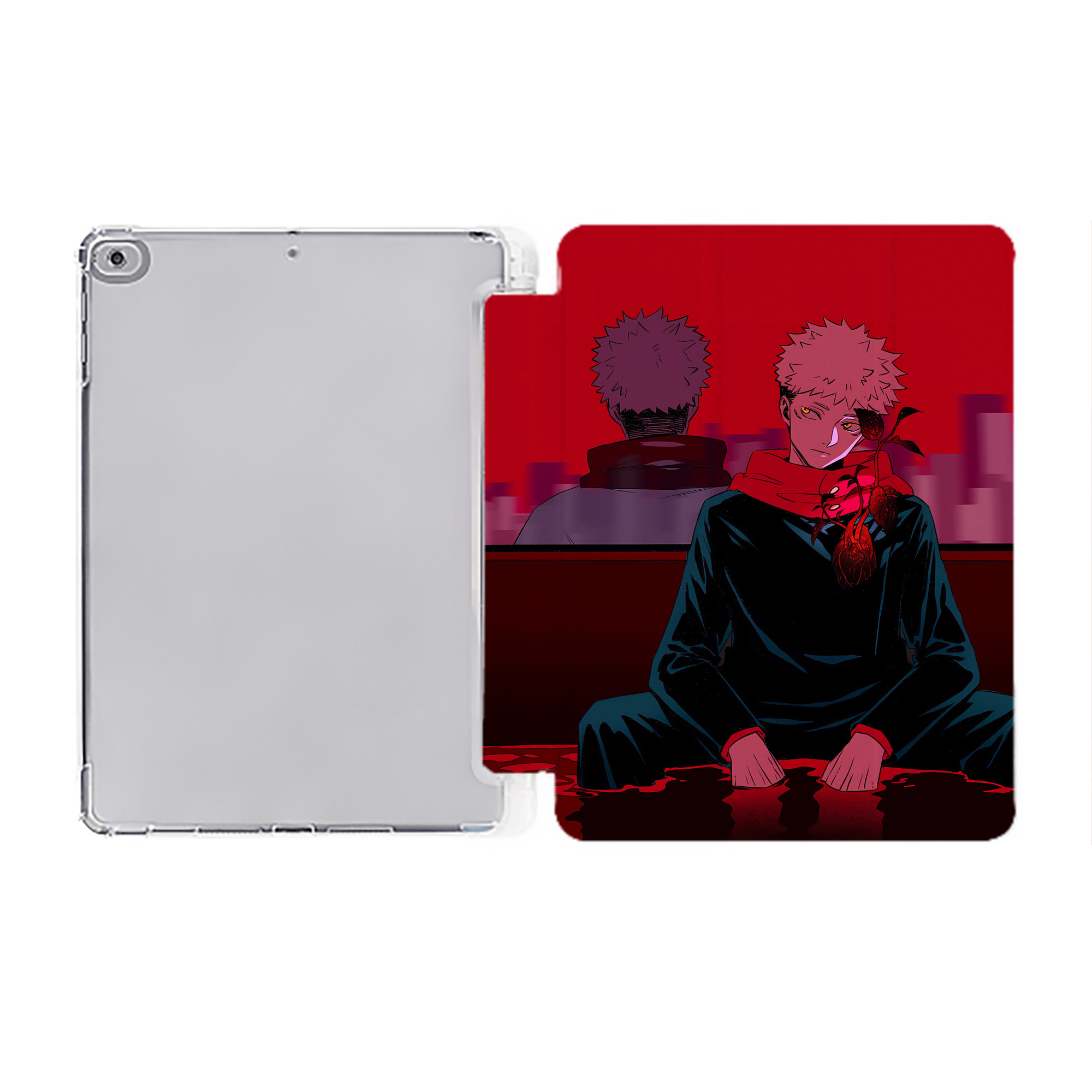 （画像用） SPY×FAMILY间谍家家酒 IPad ケース ペン収納付き 三つ折りスタンド PUレザー×シリコン 対応機種9.5/10.5/10.9インチ